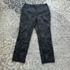 Jules & Leopold Leopard Print Side Zip Pants Medium